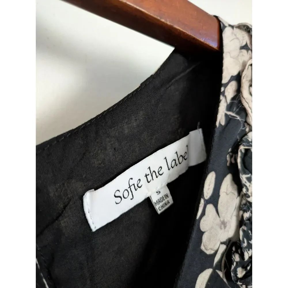 Petal & Pup "Zinta" Floral 100% cotton Print Trapeze dress. - Picture 5 of 7